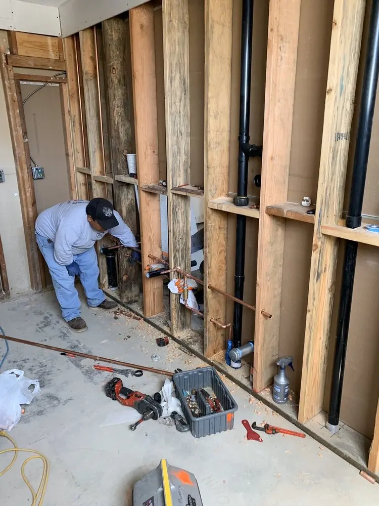 Commercial rough-in plumbing for Water Heater Replacement in North Oaklawn